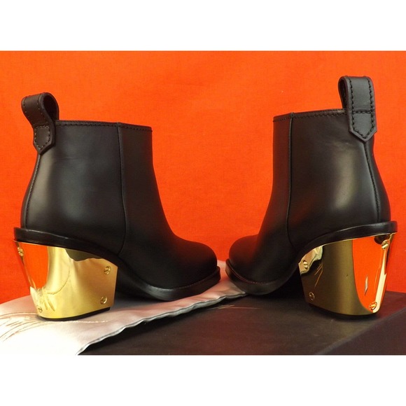 Bottines Giuseppe Zanotti Eva Laguna Teal - Cuir Suédé - Taille 38 (NEUF)